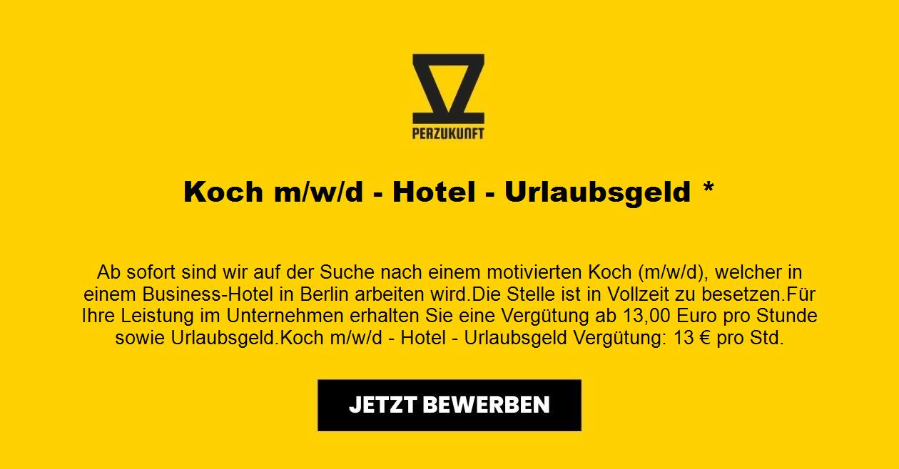 Koch (m/w/d) - Hotel - Vollzeit