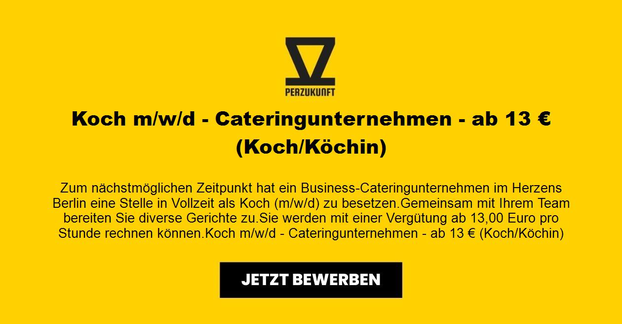 Koch m/w/d - ab 26,73 € - Berlin Reinickendorf