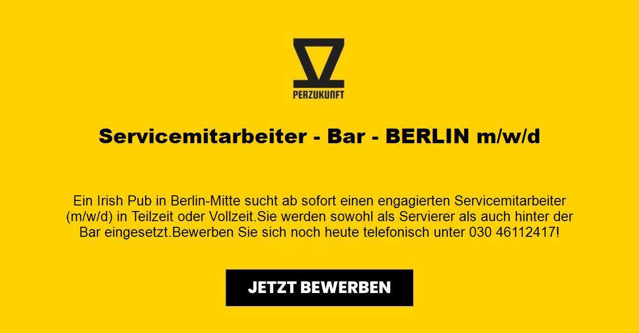 Servicemitarbeiter  (m/w/d)  - Bar - BERLIN