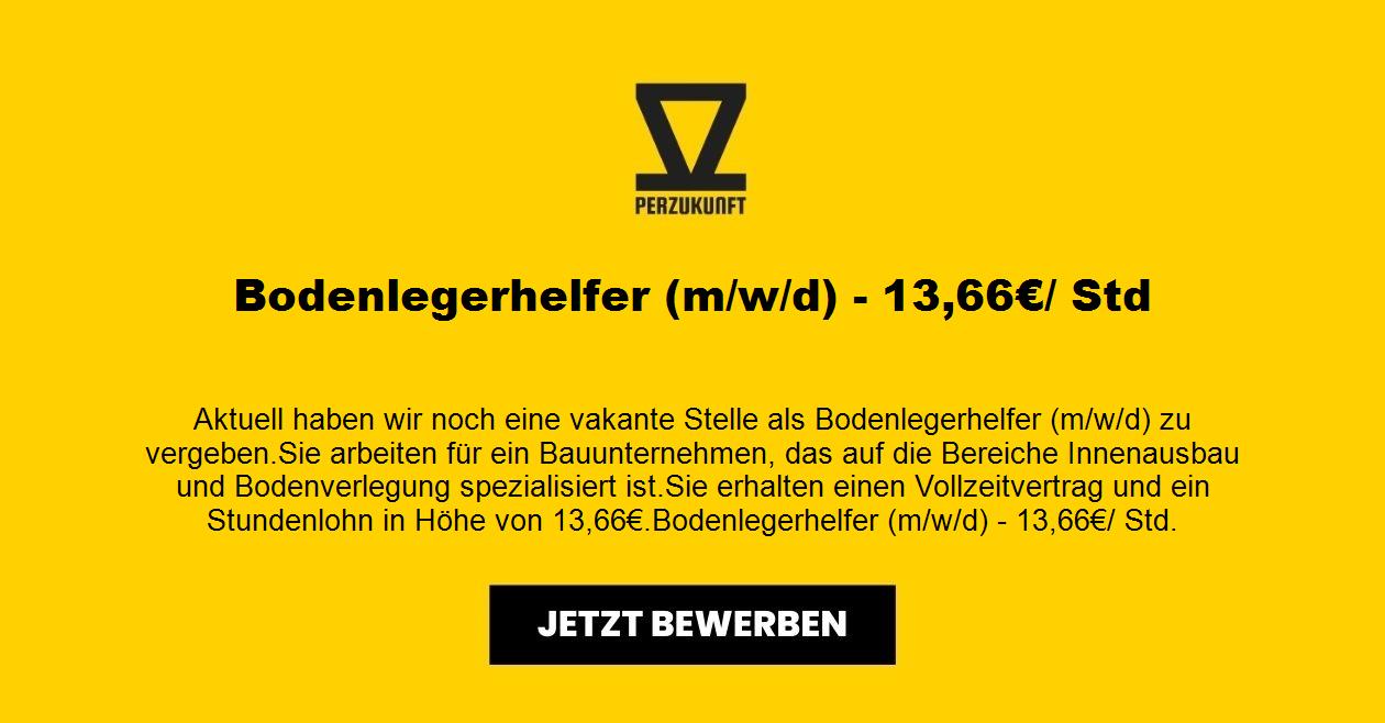 Bodenlegerhelfer (m/w/d) - 14€/ Std