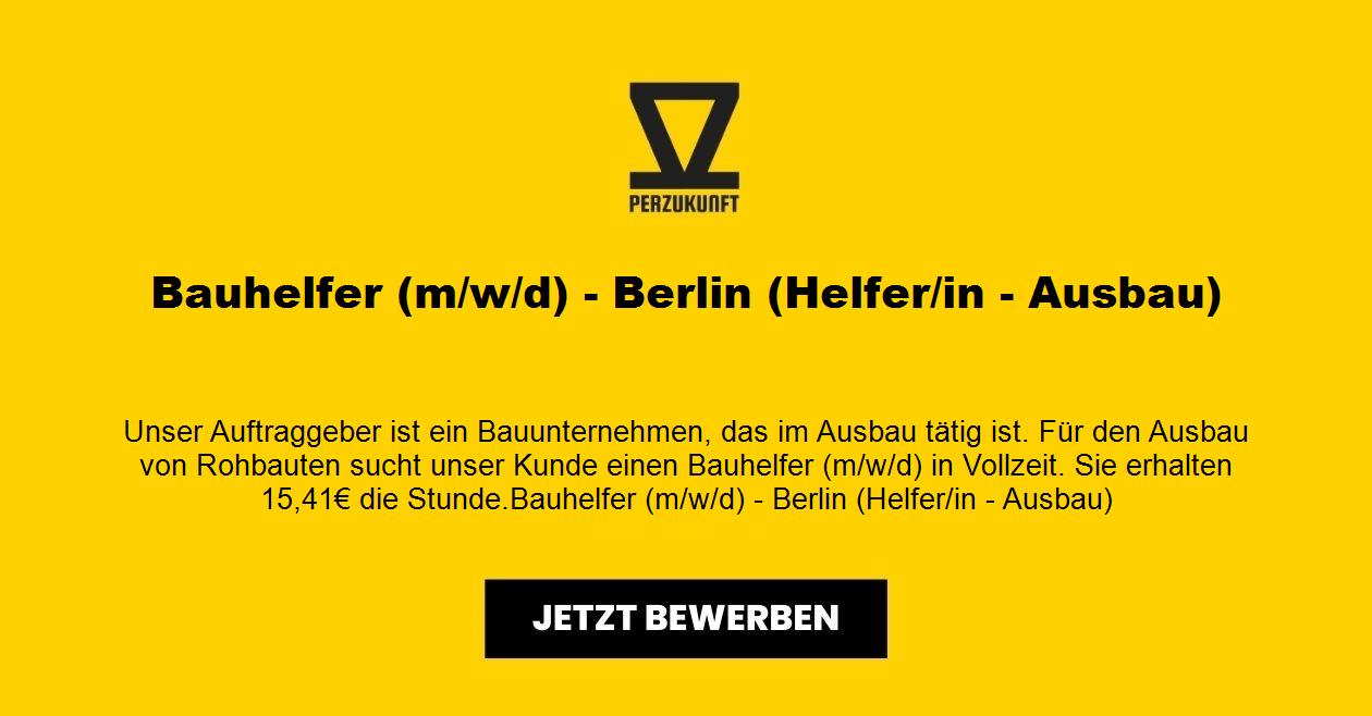 Bauhelfer/uin (m/w/d) - Berlin (Helfer/in - Ausbau)