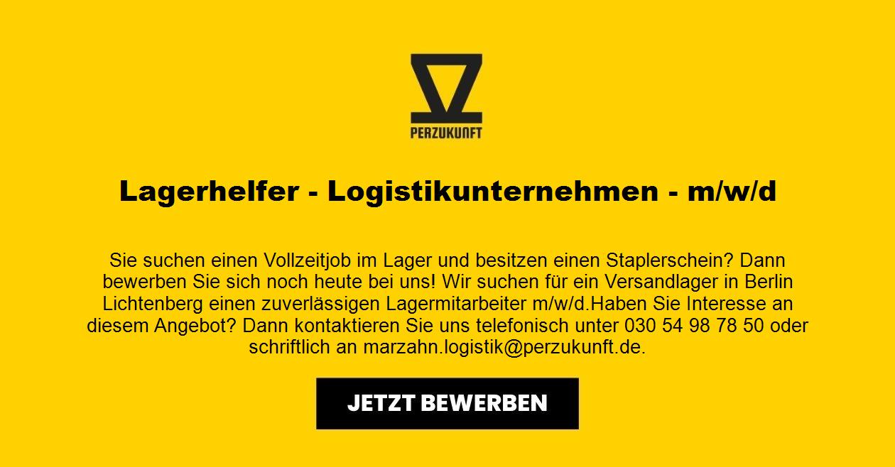 Lagerhelfer/in - Logistikunternehmen m/w/d