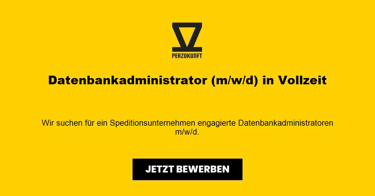 Datenbankadministrator m/w/d in Vollzeit
