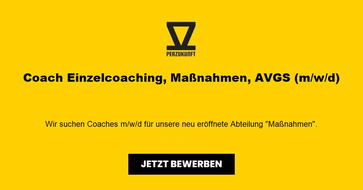 Coach Einzelcoaching, Maßnahmen, AVGS m/w/d