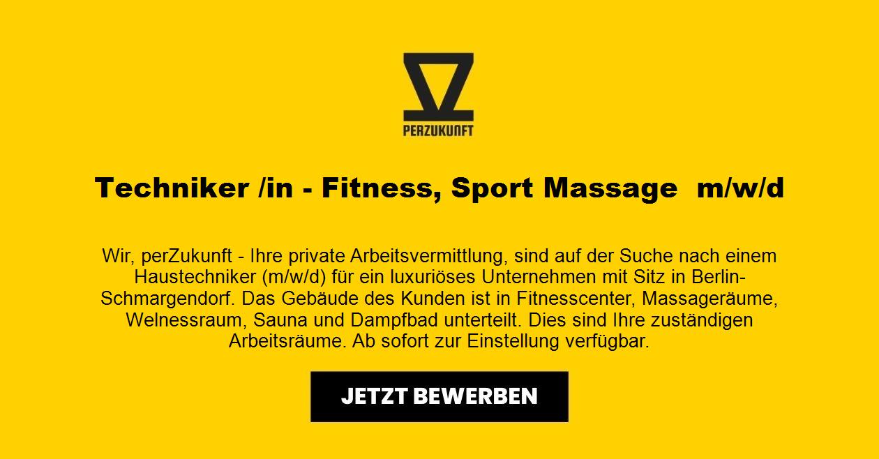 Hausmeister Spa / Wellness Sportzentrum m/w/d