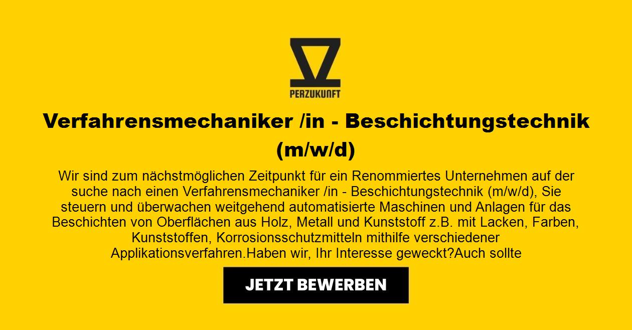 Verfahrensmechaniker - Beschichtungstechnik (m/w/d) Berlin
