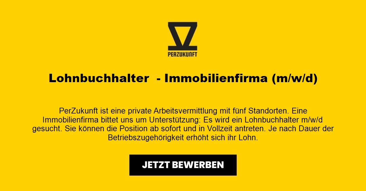 Lohnbuchhalter (m/w/d) - Immobilienfirma