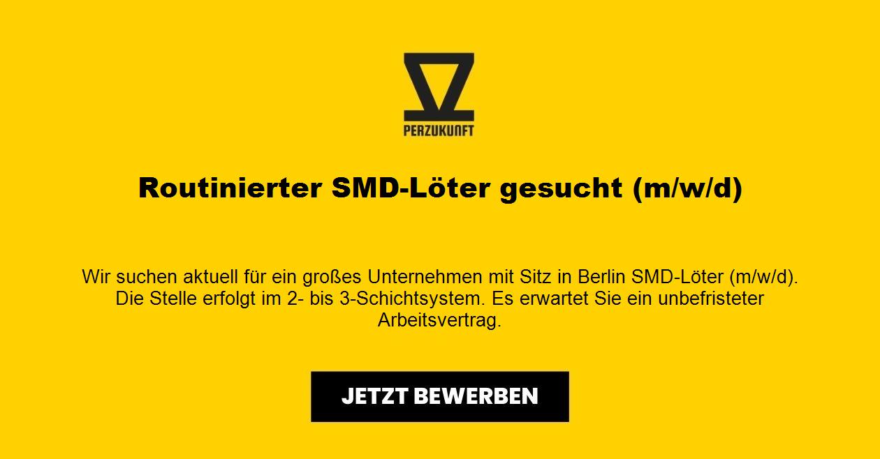 Routinierter/ SMD-Löter (m/w/d)