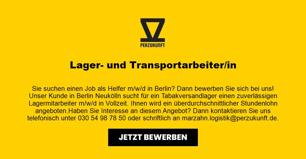 Lager- und Transportarbeiter/in