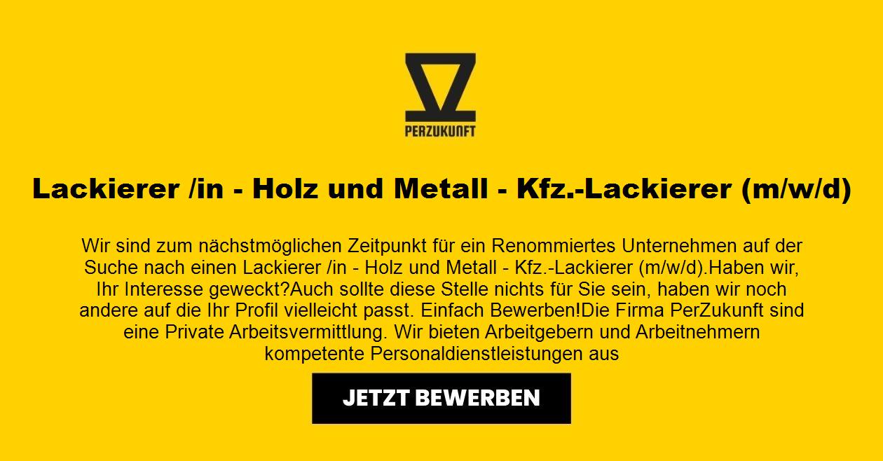 Lackierer (m/w/d) - Holz und Metall