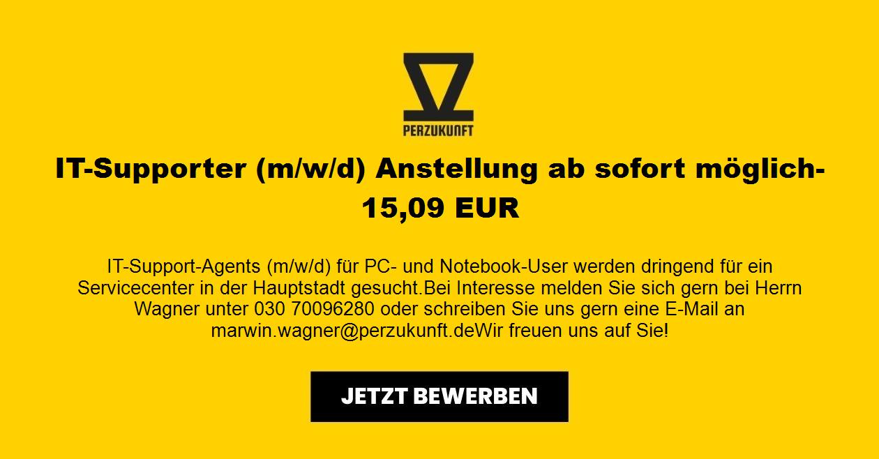 IT-Supporter (m/w/d) - Berlin - 32,60 EUR