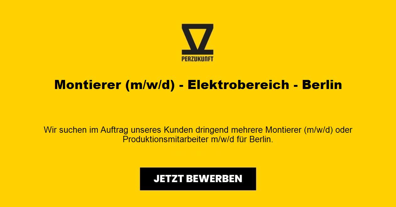 Produktion / Montierer im Bereich Elektro in Vollzeit m/w/d