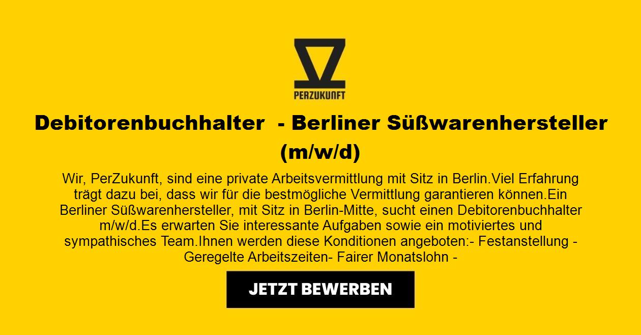 Debitorenbuchhalter  - Berliner Süßwarenhersteller (m/w/d)