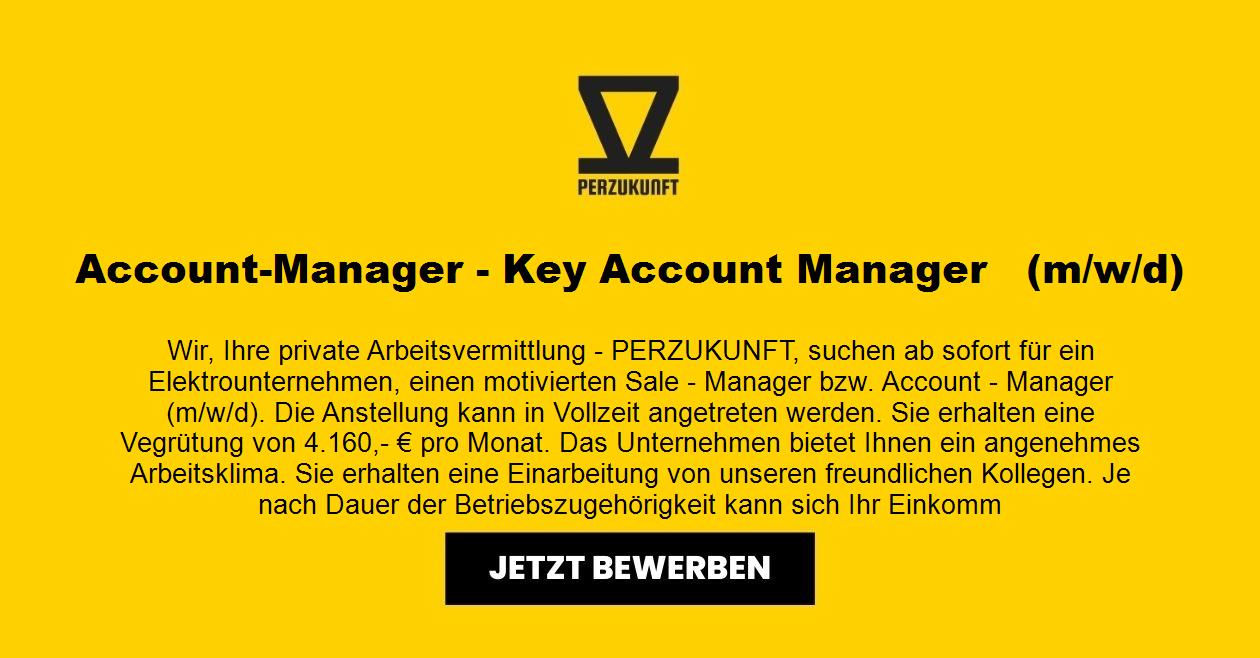 Account-Manager / Key Account Manager (m/w/d) 11617,05 €