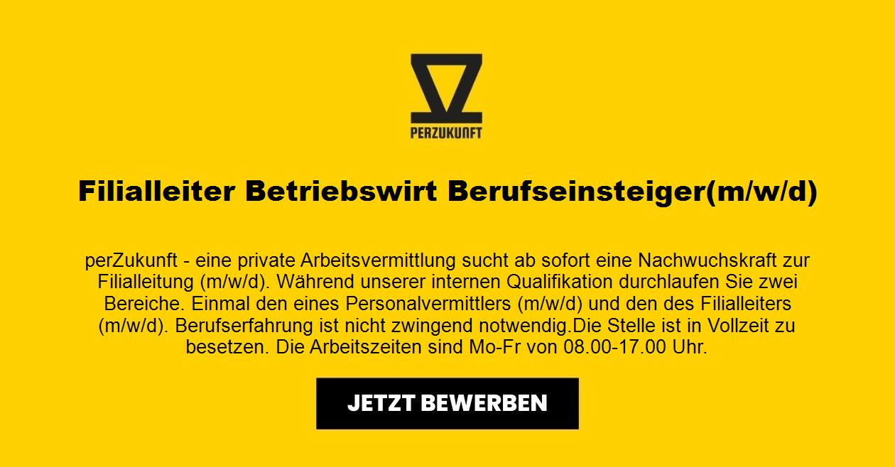 Filialleiter Betriebswirt Berufseinsteiger(M/W/D) PerZukunft