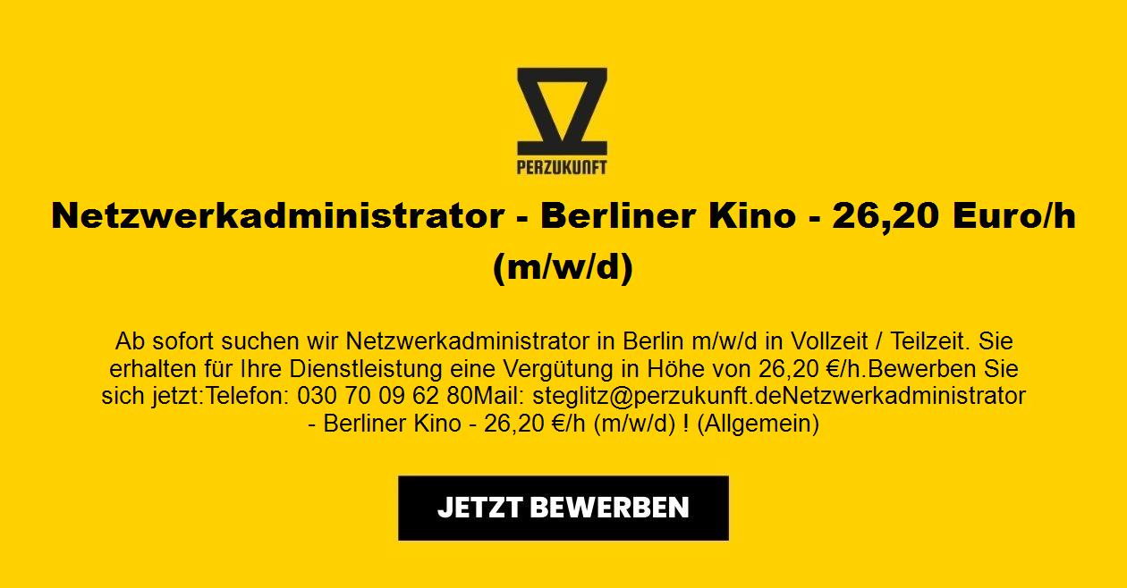Netzwerkadministrator (m/w/d) - Kino - 51,18 EUR/h