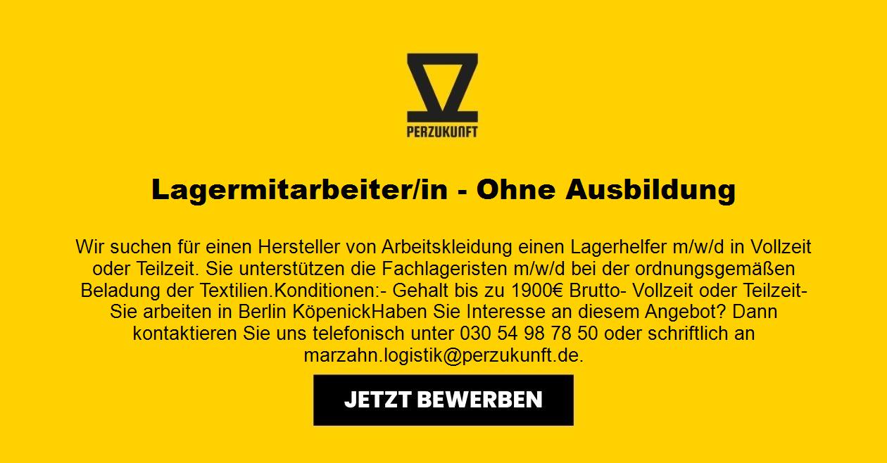 Vollzeit Jobs Berlin Ohne Ausbildung www.perzukunft.de