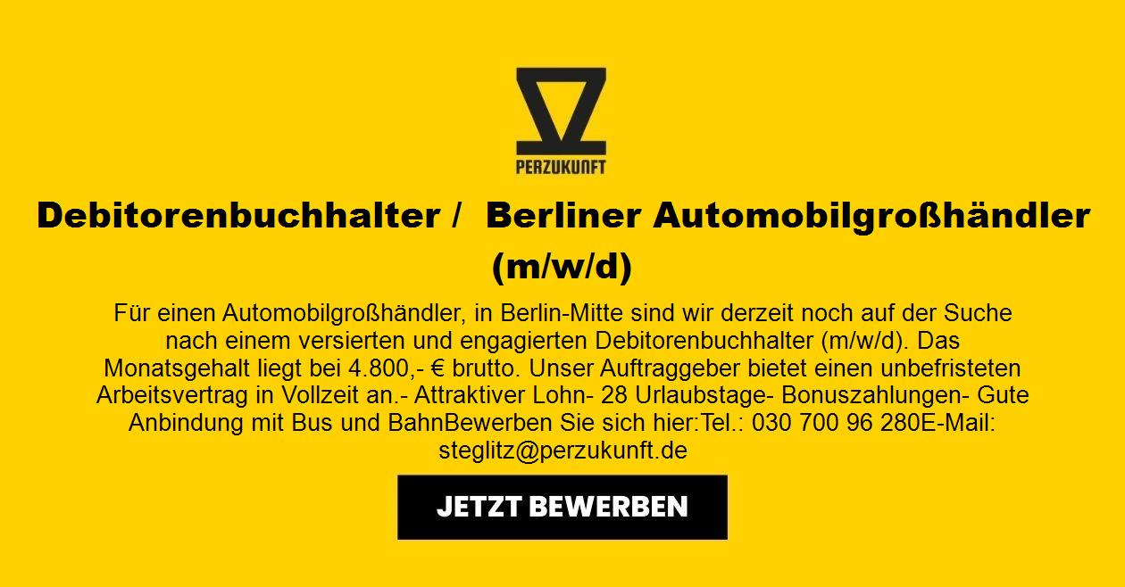 Debitorenbuchhalter /  Berliner Automobilgroßhändler (m/w/d)