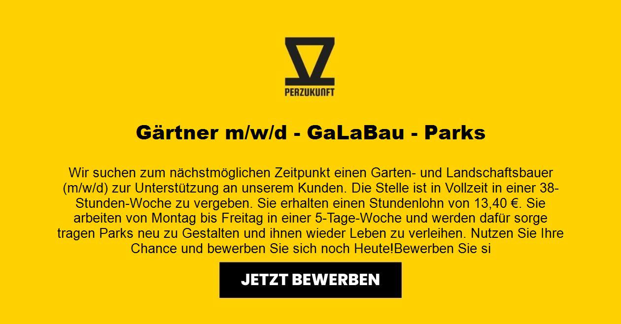 Gärtner m/w/d - 26,18 EUR - Parks