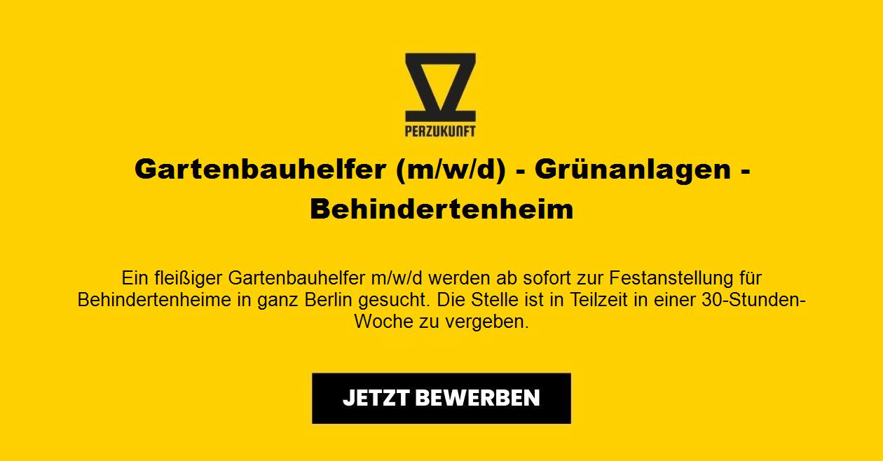 Gartenbauhelfer (m/w/d) - Grünanlagen - Behindertenheim