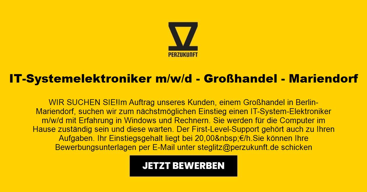 IT-Systemelektroniker m/w/d - Großhandel - Mariendorf