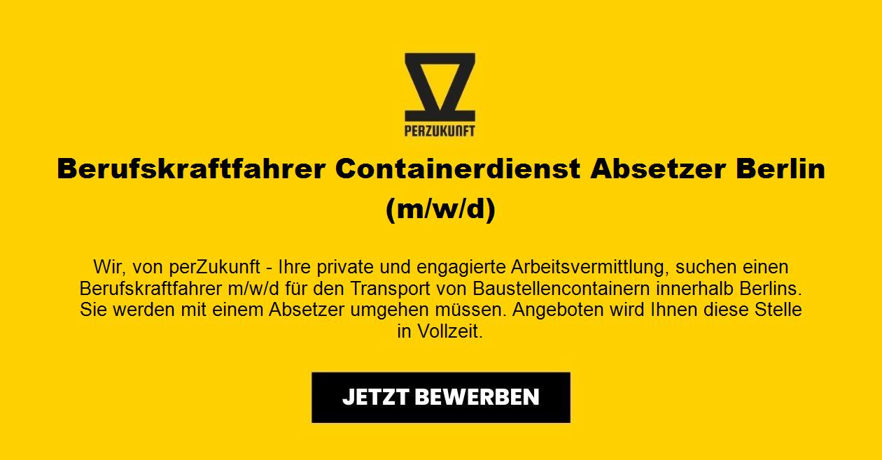 Berufskraftfahrer - Containerdienst Absetzer (m/w/d)