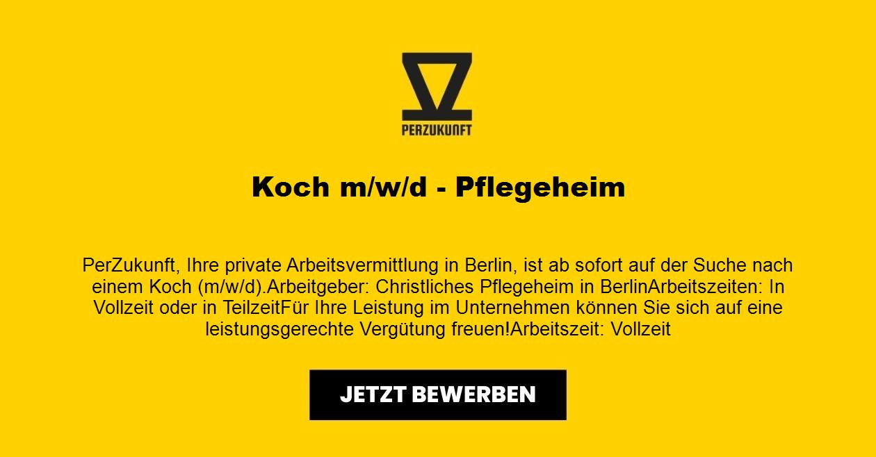 Koch (m/w/d) - Pflegeheim