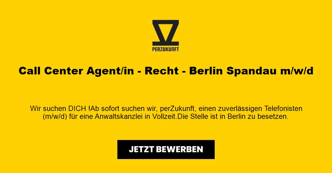 Call Center Agent/in - Recht - Berlin Spandau m/w/d