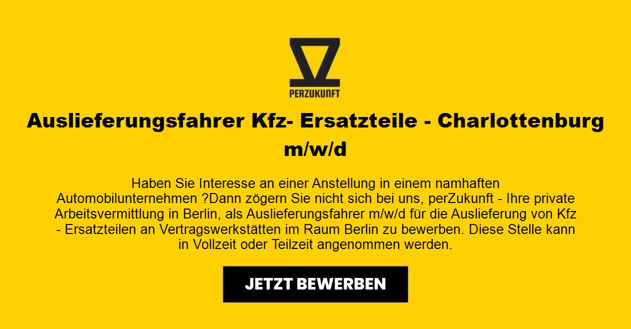 Auslieferungsfahrer Kfz- Ersatzteile - Charlottenburg m/w/d