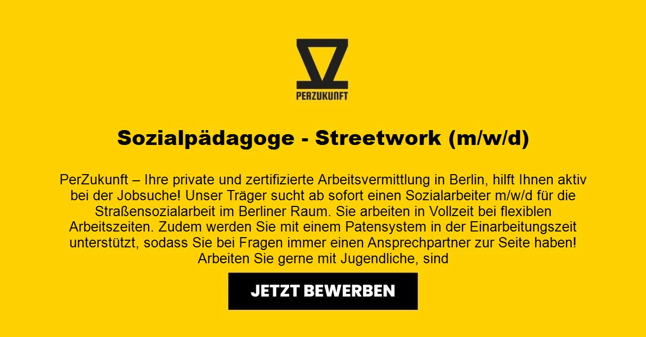 Sozialpädagoge - Streetwork (m/w/d)