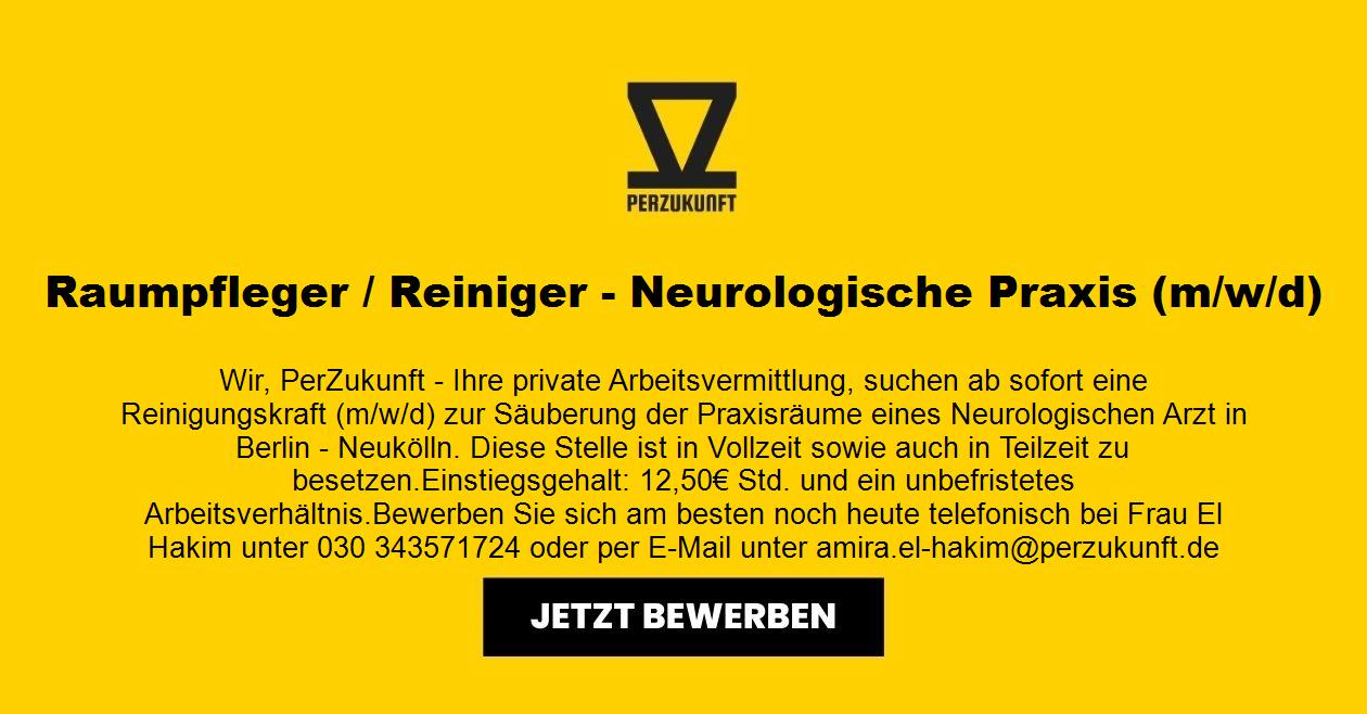 Raumpfleger / Helfer - Neurologische Praxis m/w/d 4752,53 € Std