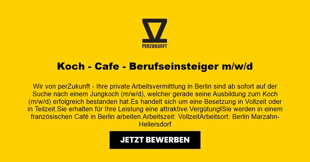 Koch - Cafe - Berufseinsteiger (m/w/d)
