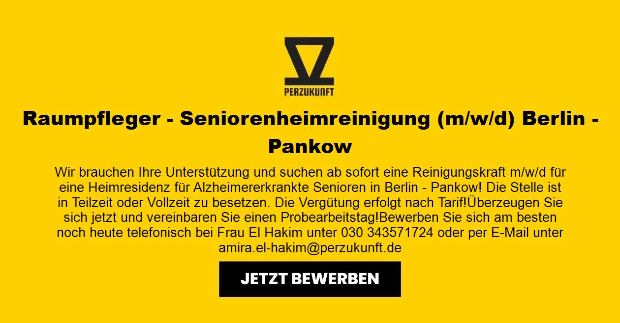 Raumpfleger - Seniorenheimreinigung (m/w/d) Berlin - Pankow