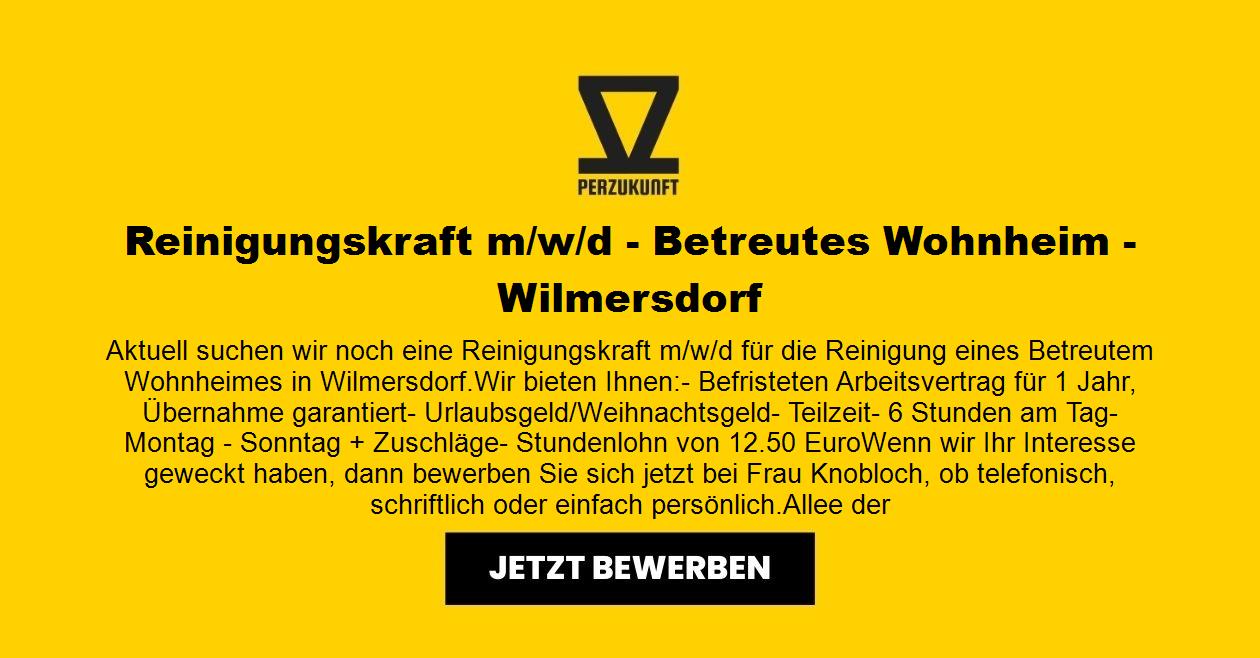 Reinigungskraft m/w/d - Betreutes Wohnheim - Wilmersdorf