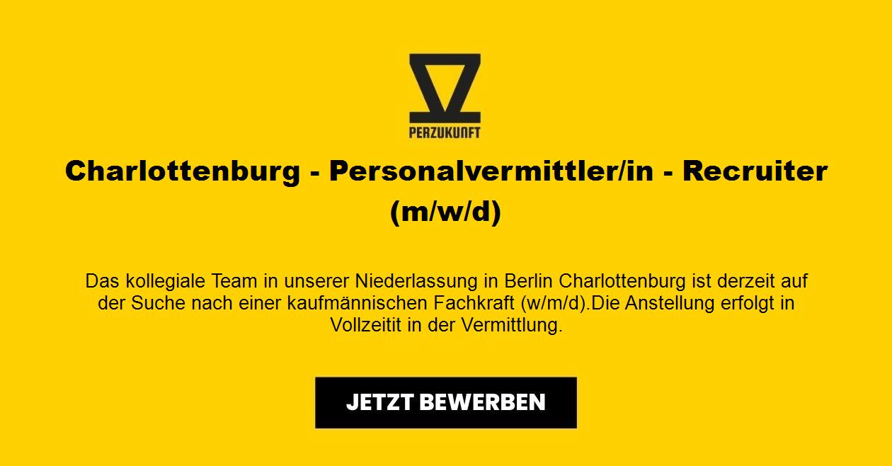 Charlottenburg - Personalvermittler/in - Recruiter m/w/d