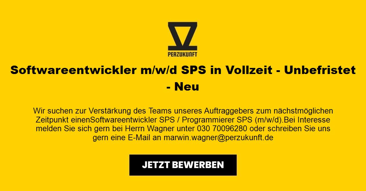 Softwareentwickler m/w/d SPS in Vollzeit - Unbefristet - Neu