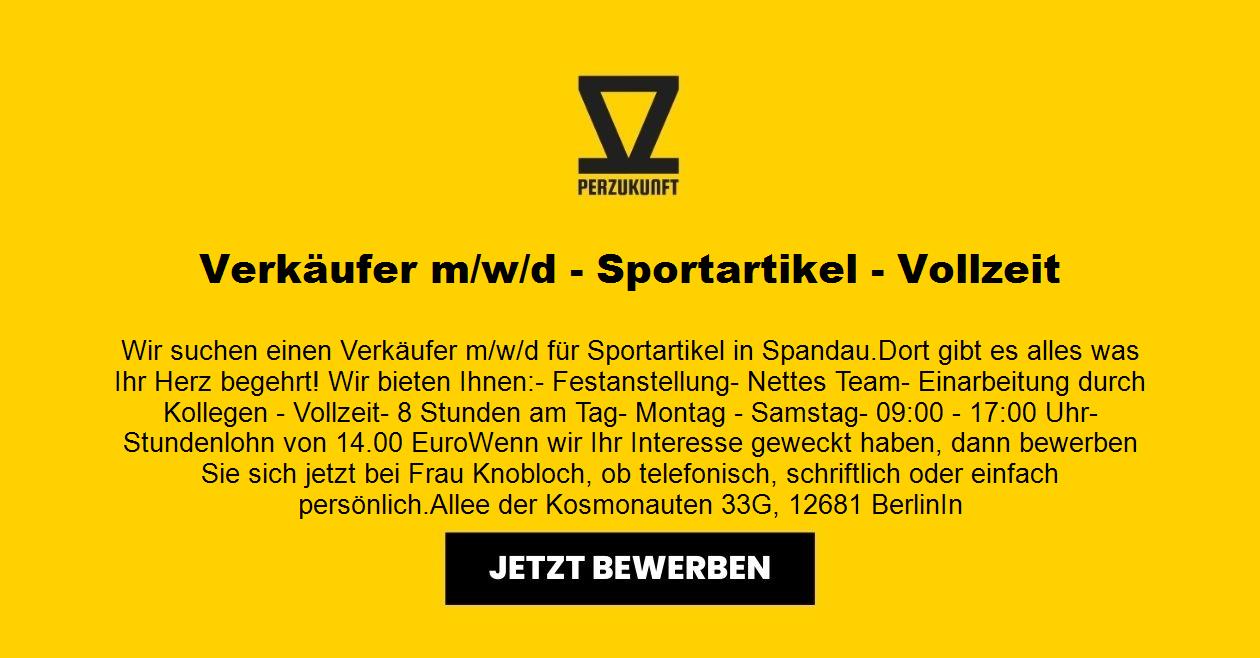 Verkäufer m/w/d - Sportartikel - Vollzeit