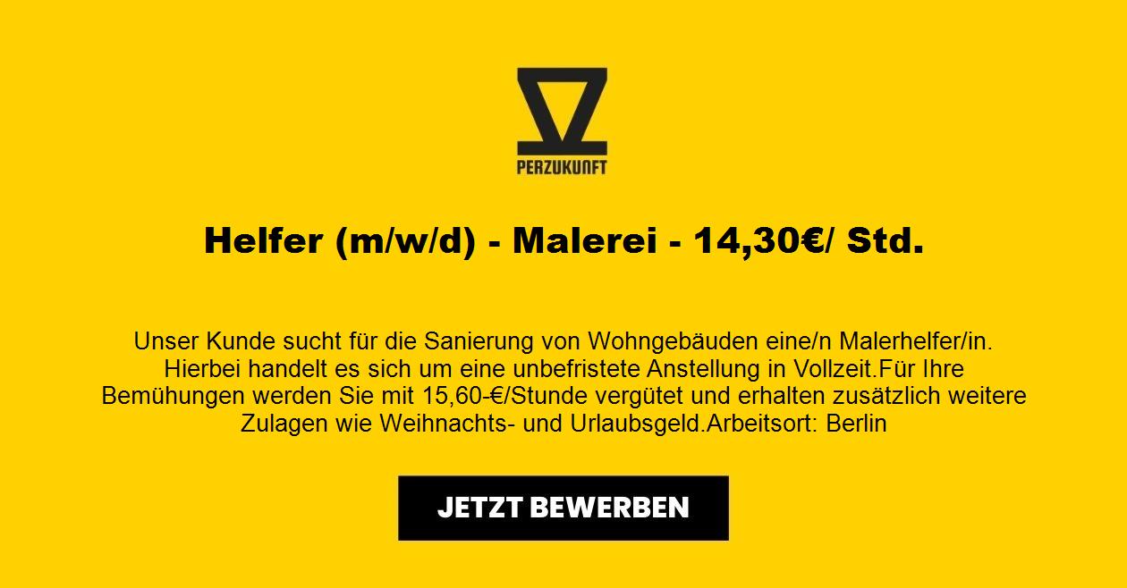 Helfer m/w/d - 23,90 EUR/Std.
