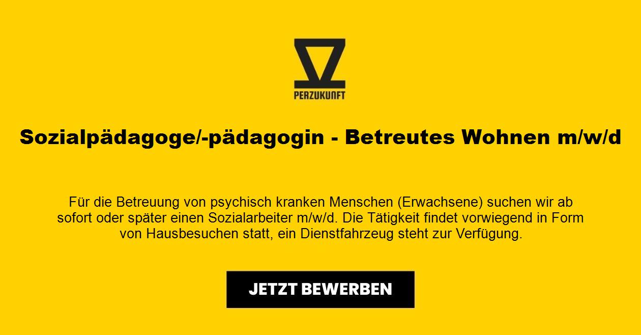 Sozialpädagoge/-pädagogin - Betreutes Wohnen (m/w/d)