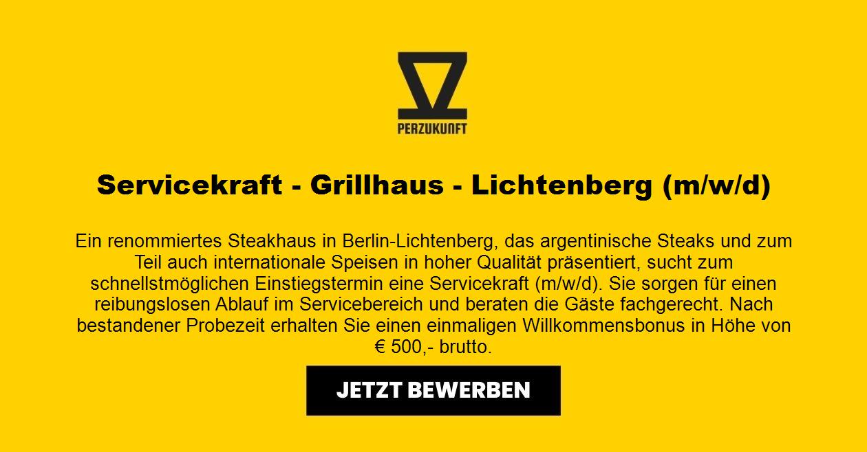 Servicekraft - Grillhaus - Lichtenberg m/w/d