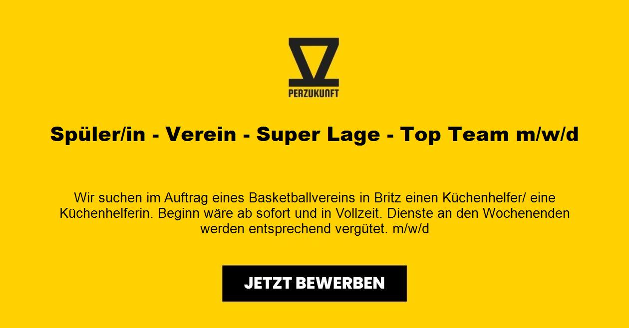Spüler/in - Verein - Super Lage - Top Team (m/w/d)