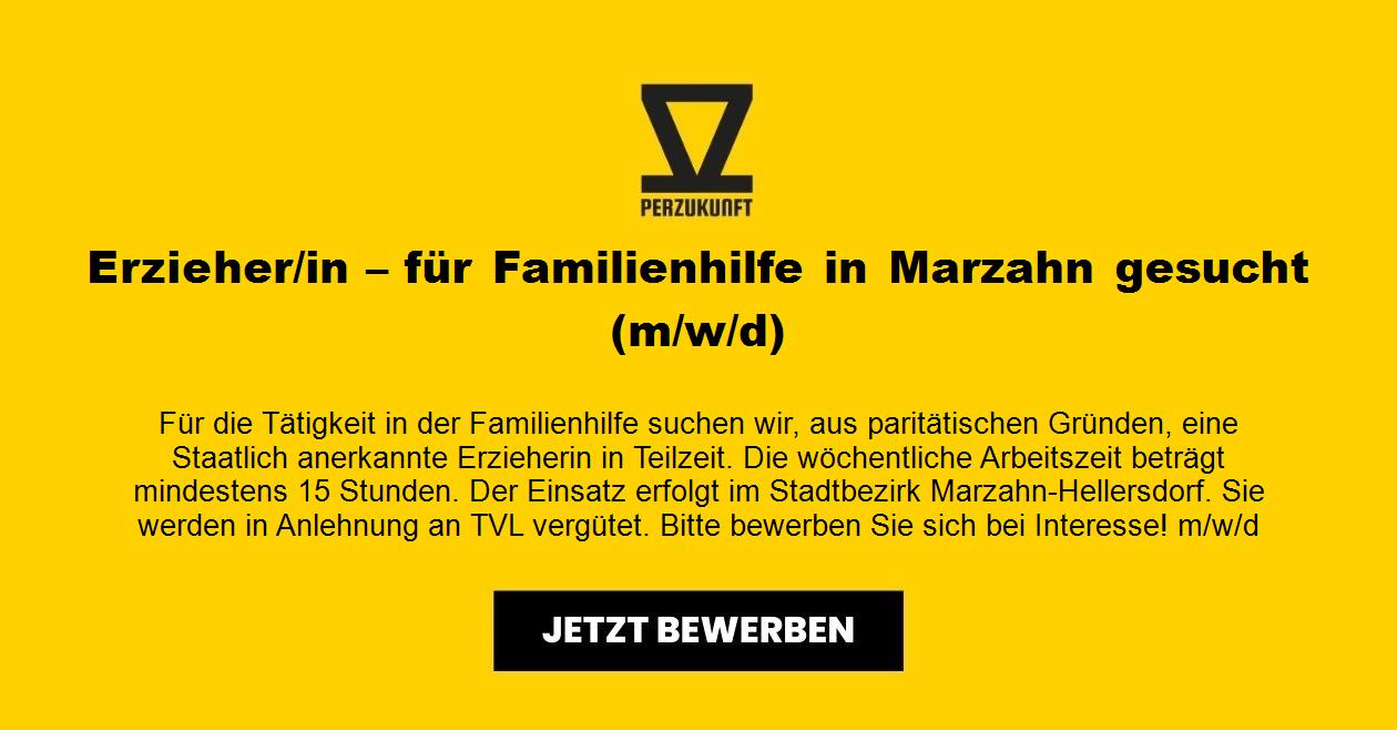 Erzieher/in – für Familienhilfe in Marzahn gesucht m/w/d