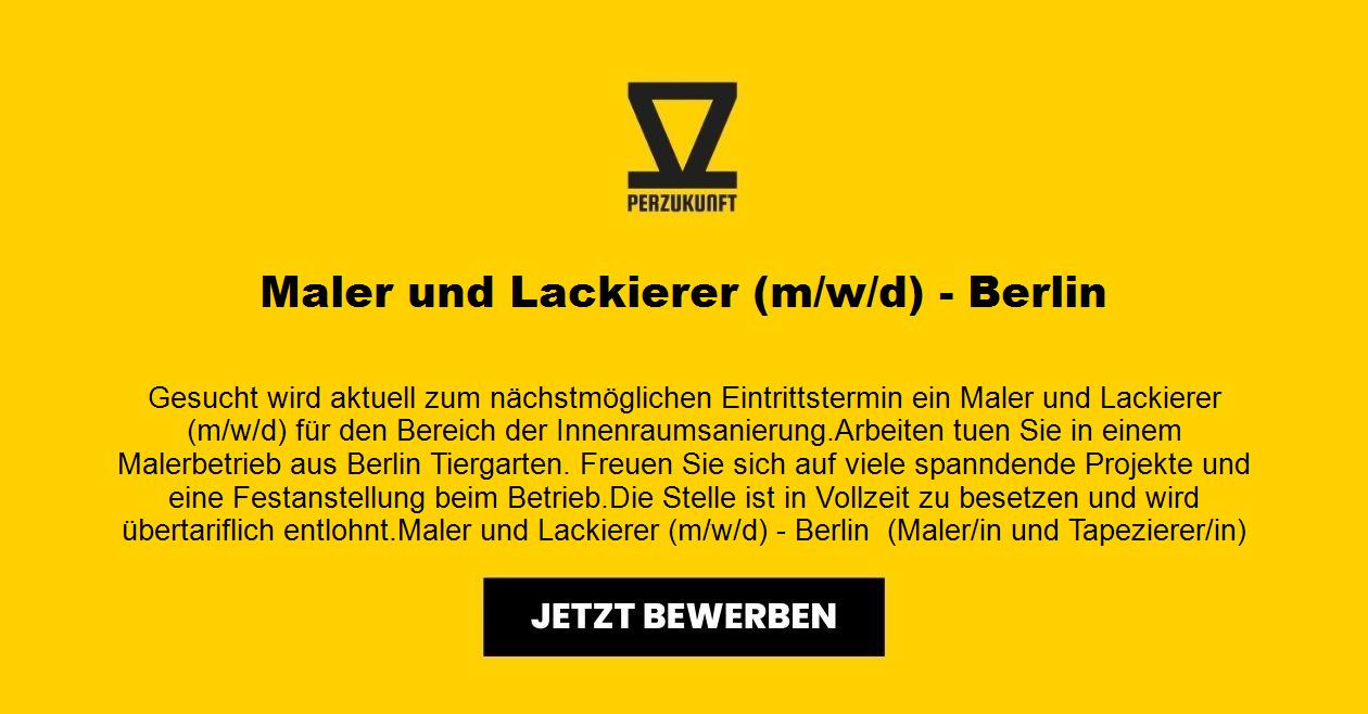 Maler und Lackierer (m/w/d) - Berlin
