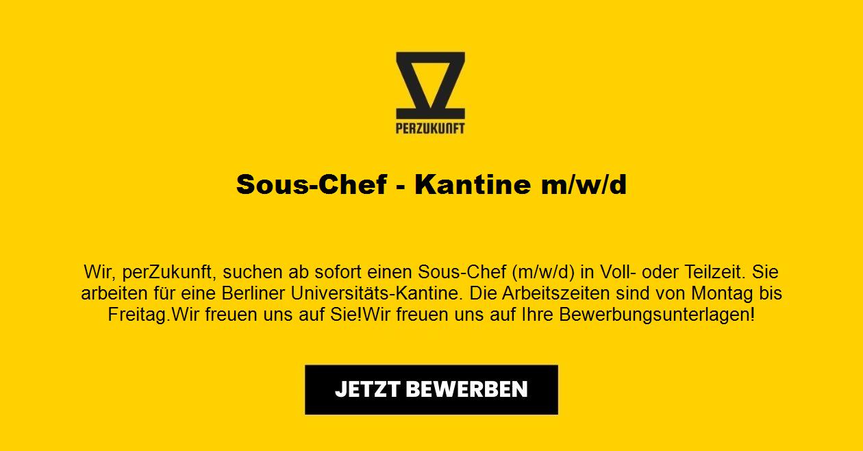 Sous-Chef - Kantine (m/w/d)