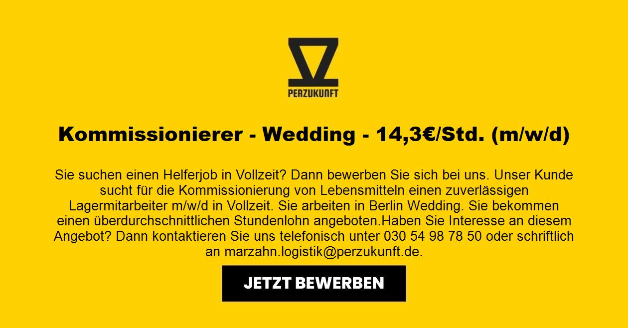 Kommissionierer - Wedding - 23,90€/Std. (m/w/d)