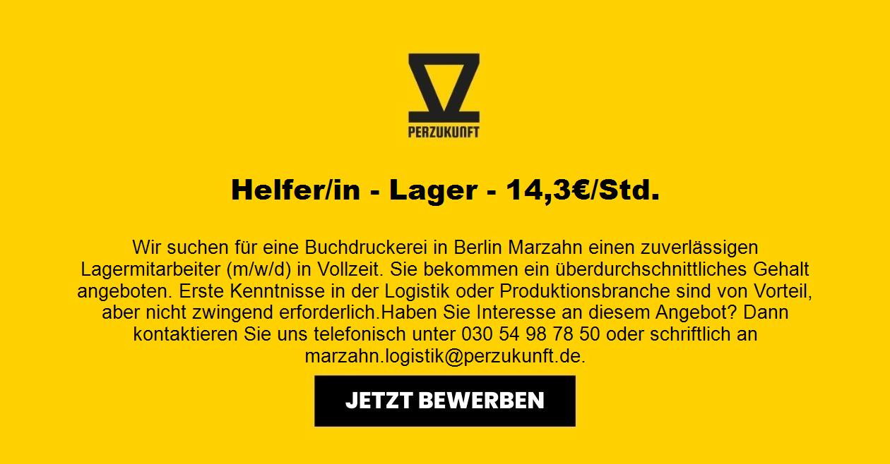 Helfer - Lager - 23,90€/Std.