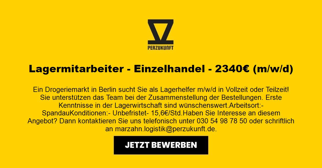 Lagermitarbeiter - Einzelhandel - 3910,37€ (m/w/d)