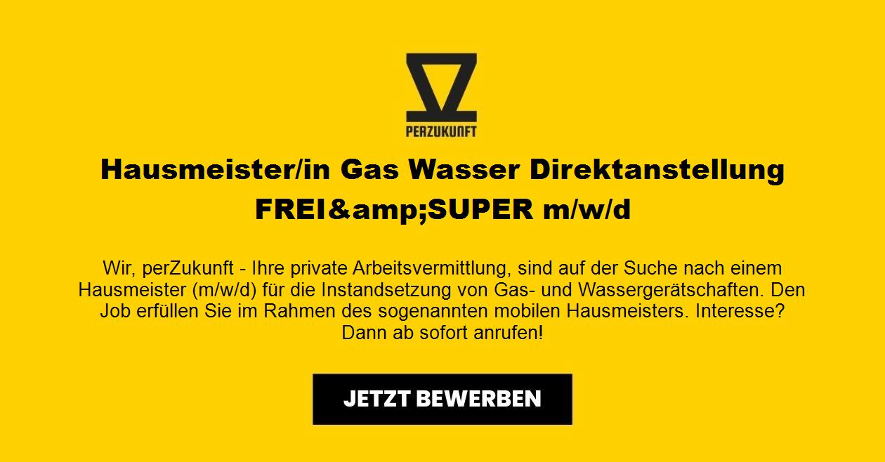 Hausmeister - Gas Wasser Direktanstellung m/w/d
