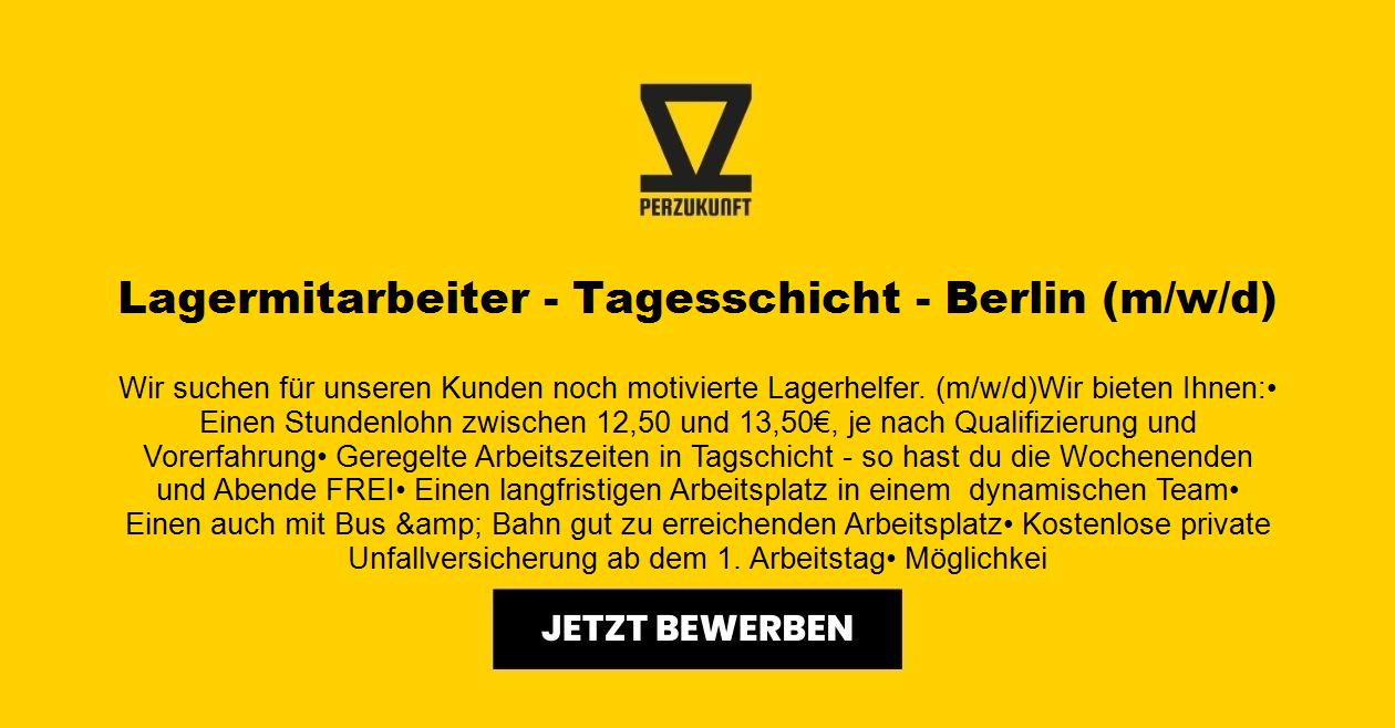 Lagermitarbeiter - Tagesschicht - Berlin (m/w/d)