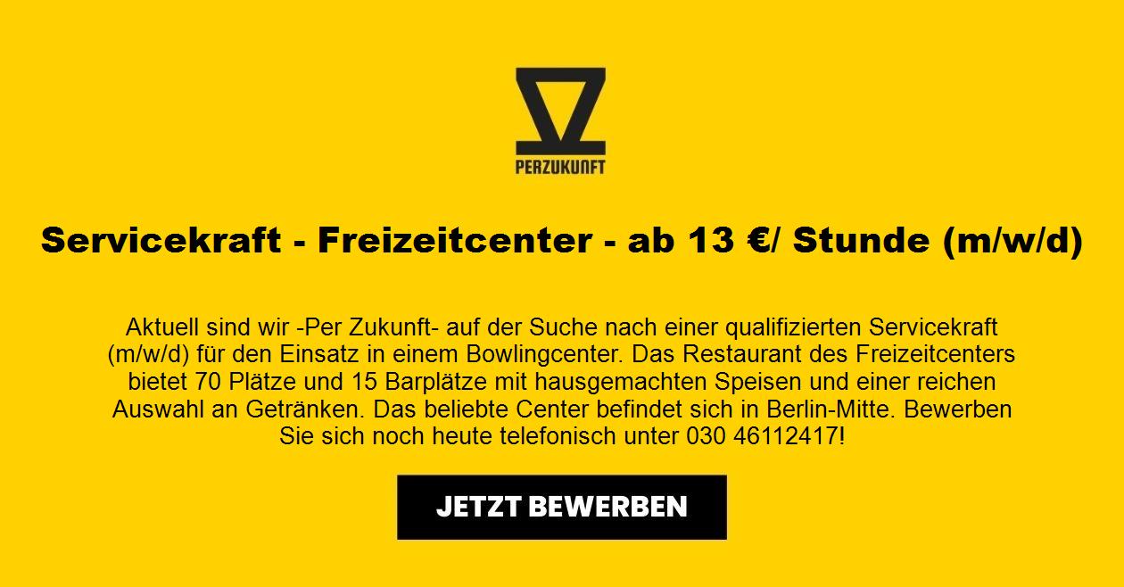 Servicekraft - Freizeitcenter - ab 21,73 €/ Stunde  m/w/d